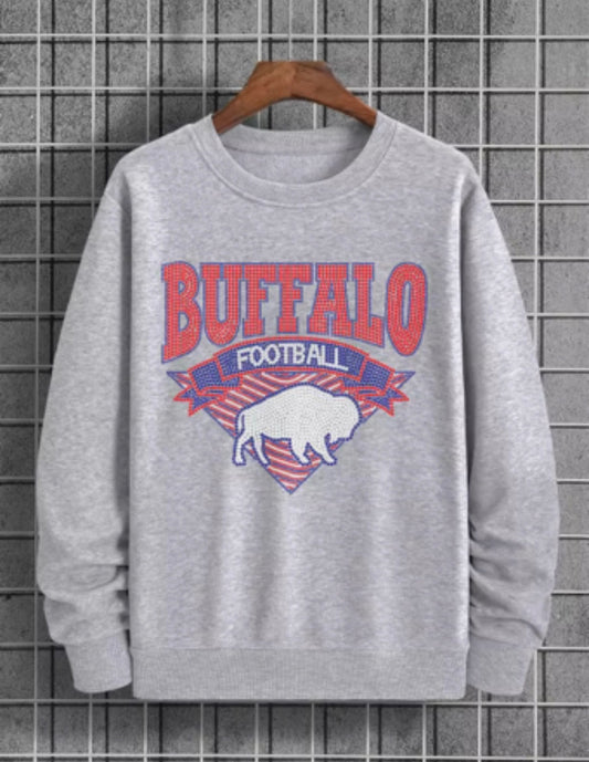 Buffalo Football Rhinestone