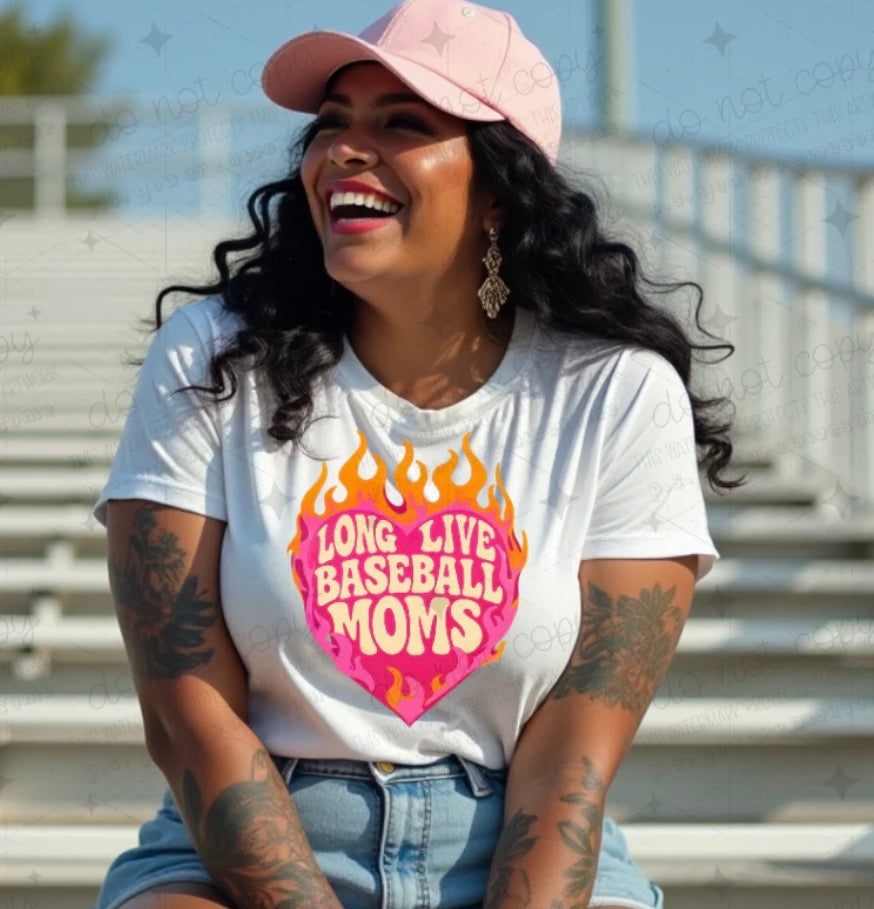 Long Live Baseball Moms Tshirt
