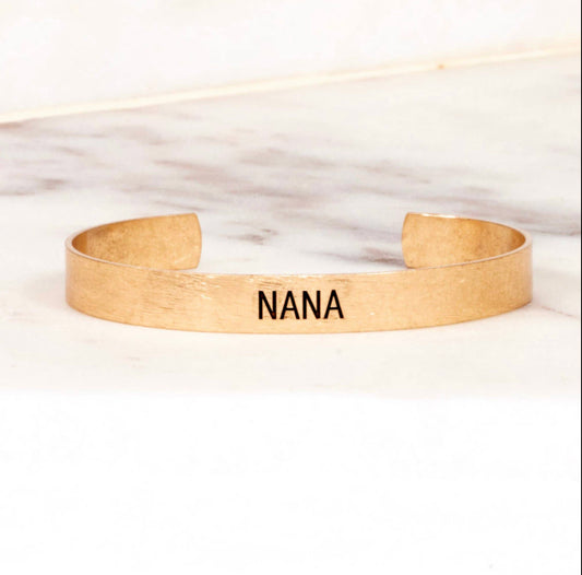 Choose Your Word Copper Cuff