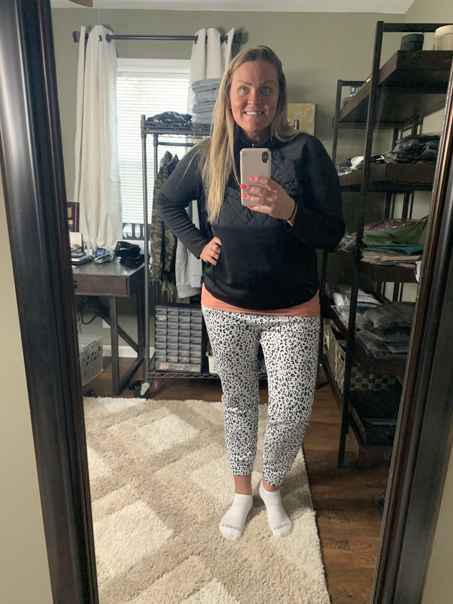 Lululemon leopard on sale joggers
