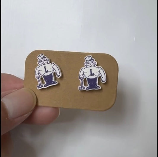 Lackawanna Steeler Earrings