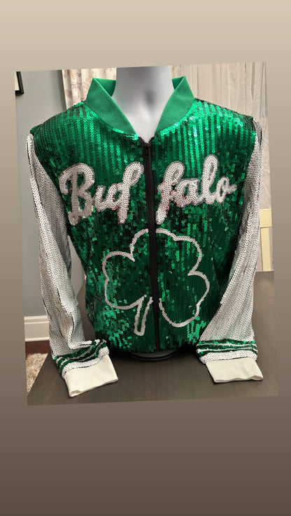 St Patricks Buffalo Sequin Jacket