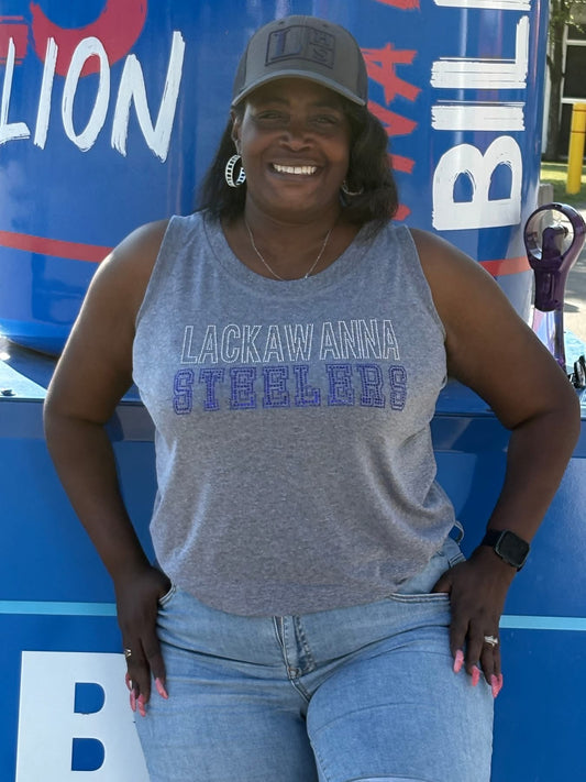 Lackawanna Steelers Rhinestone Tank