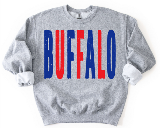 Buffalo Oversized Text Crew