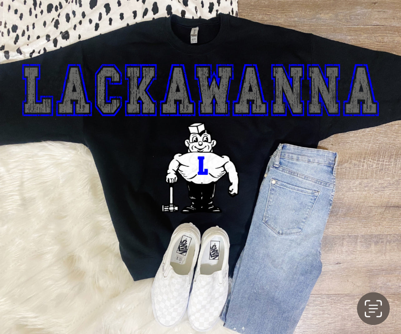 Lackawanna Full Effect Crew-Black/Gray