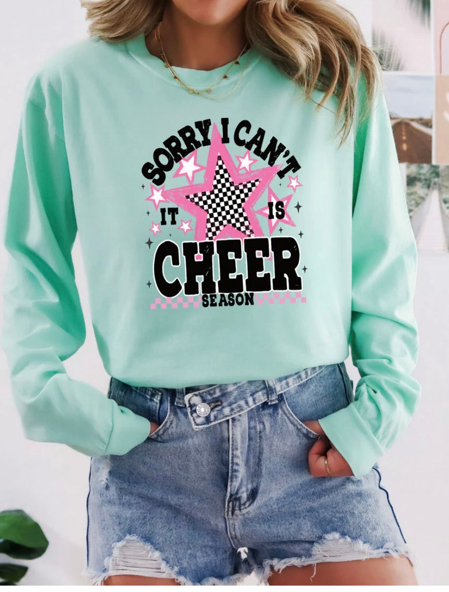 Sorry I Can’t it’s Cheer Season