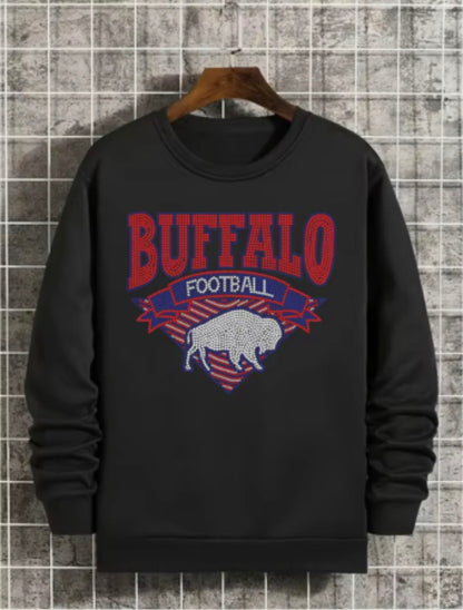 Buffalo Football Rhinestone