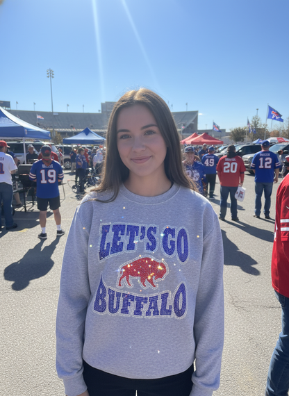 Preorder: Let’s Go Buffalo Rhinestone Crew