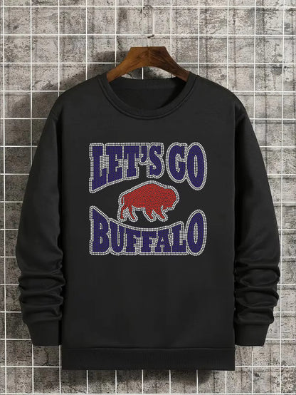 Preorder: Let’s Go Buffalo Rhinestone Crew