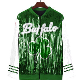 St Patricks Buffalo Sequin Jacket