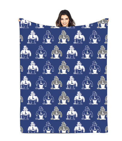 Lackawanna Steeler Man Blanket