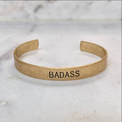 Choose Your Word Copper Cuff