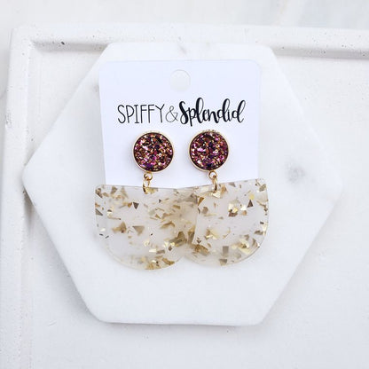Lola Earrings- Gold Flake